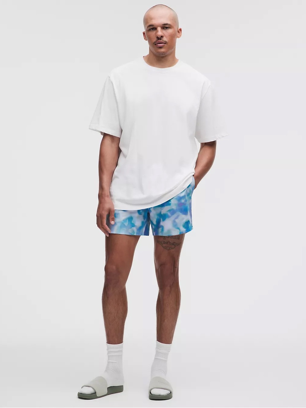 NWT lululemon Swim Short 5” Lined XXL Floral Glow Blue Multi